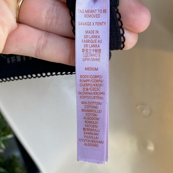 Savage X Fenty Cotton Essentials Bralette medium - Picture 3 of 5